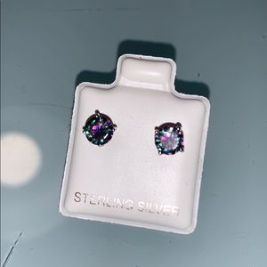 Iridescent Mermaid Studs Earrings